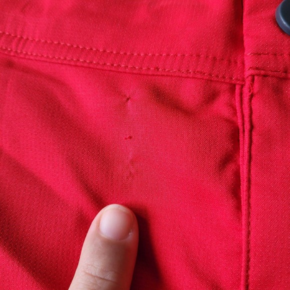 Mack Weldon Shorts 41/42 Mens Red Hybrid Board Golf Zip Pocket Stretch - Picture 4 of 10